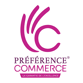 Logo label "Préférence commerce"
