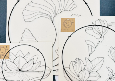 Décoration murale en fil de fer